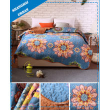 100%Polyester Print Home Bedspread Scallop Quilt